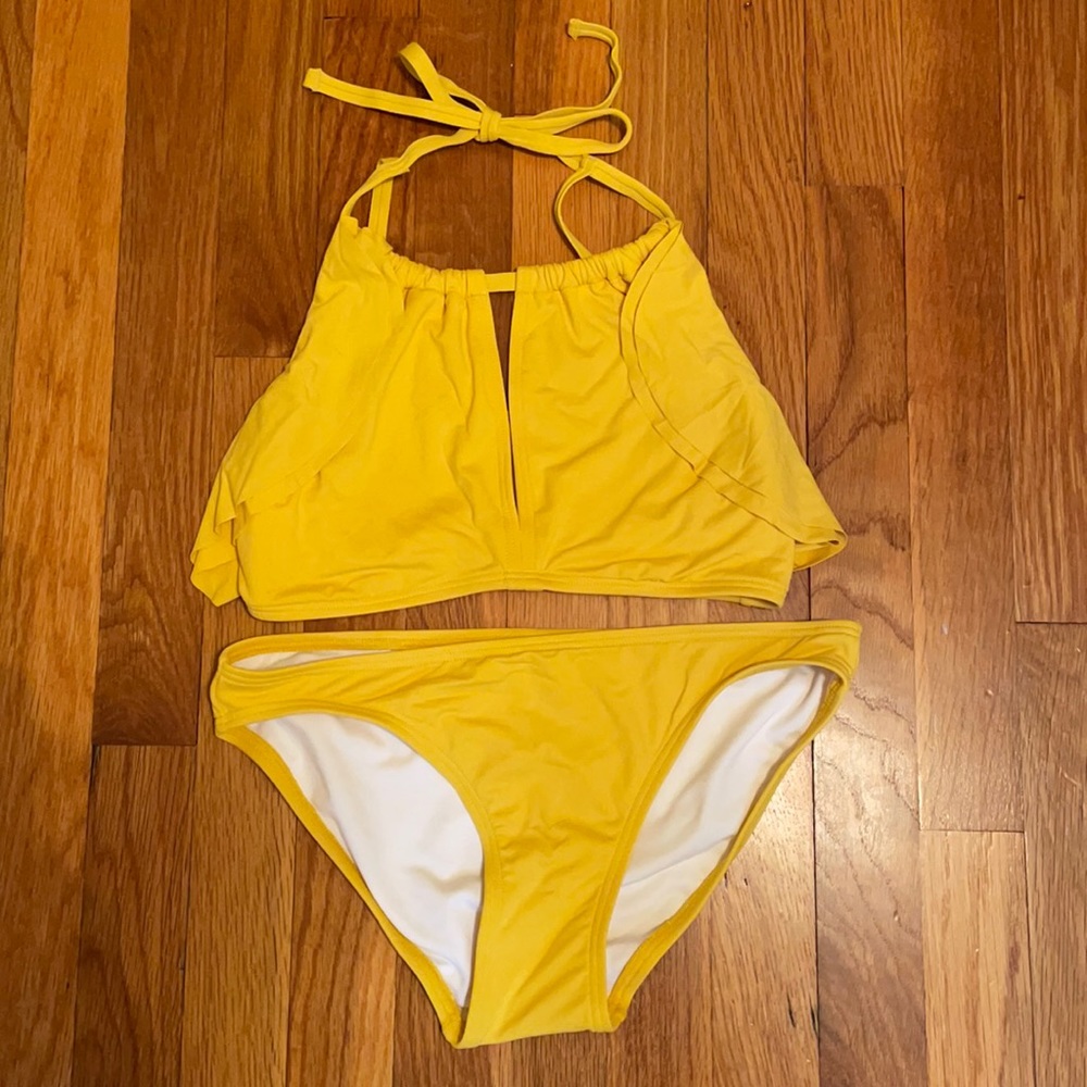 Carmen Marc Valvo Yellow Bikini